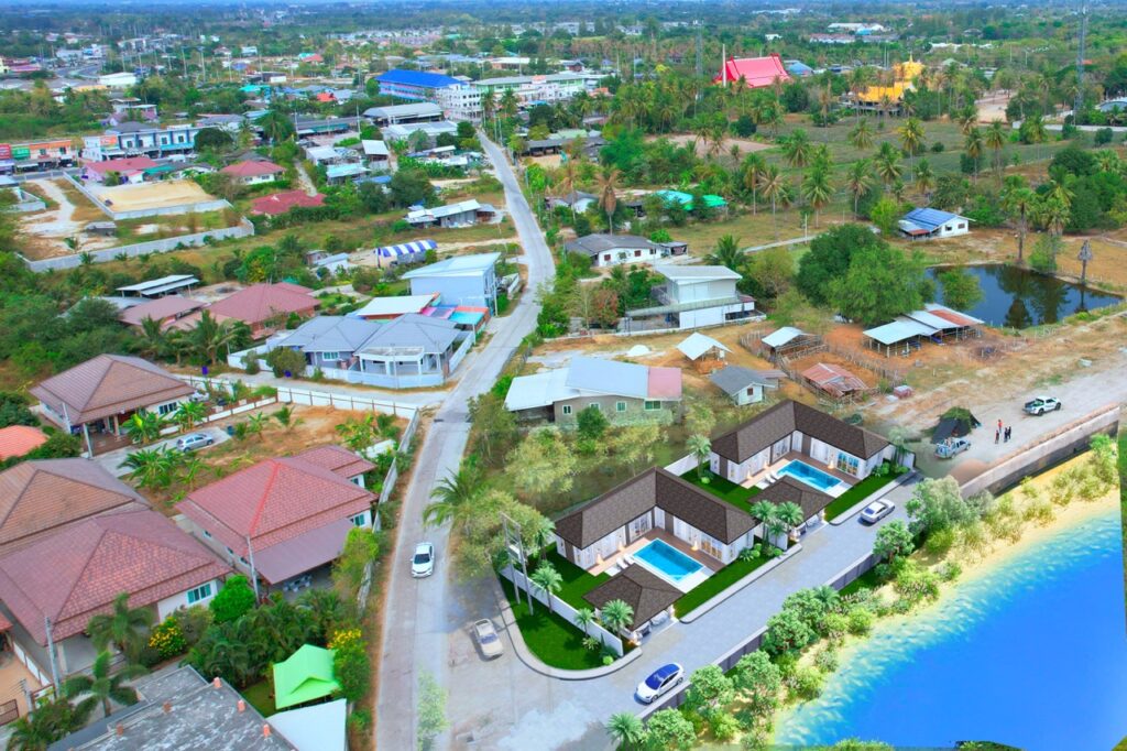 บ้านเดี่ยวพร้อมสระว่ายน้ำที่หัวหิน-ปราณบุรี